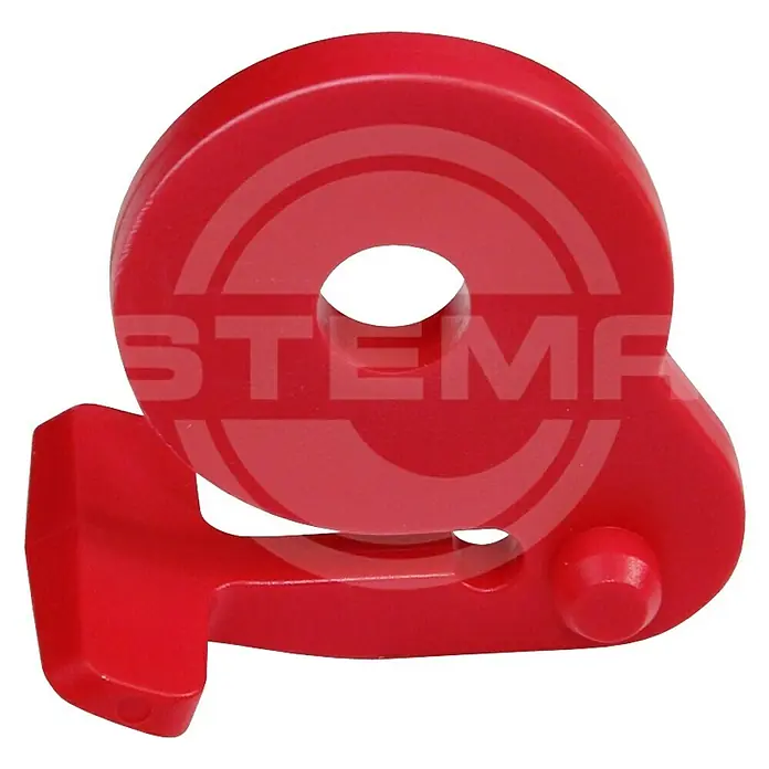Stema Sicherungsring - 2 Stk. - Roter Bremsbacken-Spreizer für präzise Bremsenwartung mit Stema-Logo.