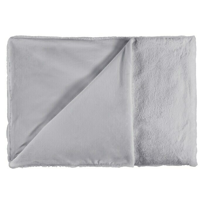 Decke (Silber, 200 x 150 cm, 100 % Polyester)