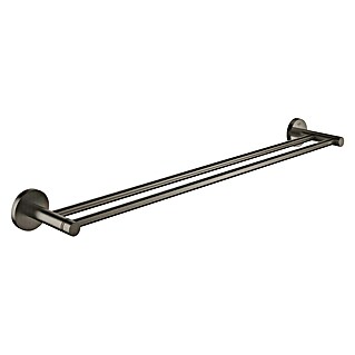 Grohe Essentials Doppel-Badetuchhalter (Hard Graphite, Matt)