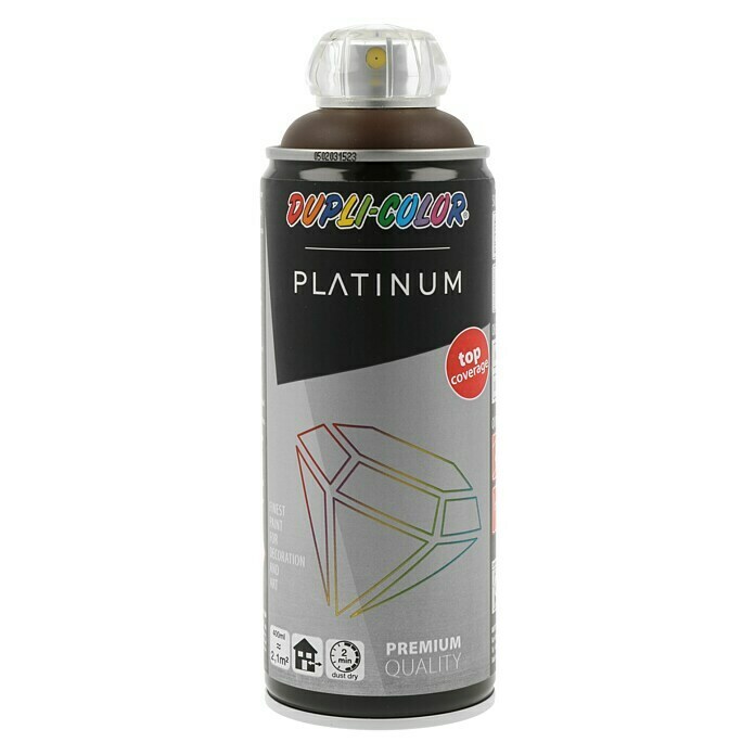 Dupli-Color Platinum Buntlack-Spray platinum RAL 8017 (Schokobraun, 400 ml, Seidenmatt)