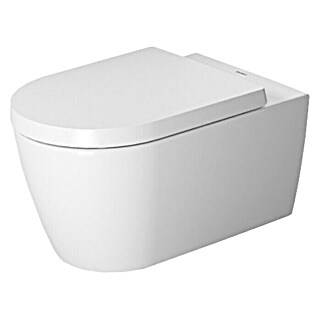 Duravit ME by Starck Wand-WC Typ 2 (Mit Spülrand, Ohne Spezialglasur, Spülform: Tief, WC Abgang: Waagerecht, Weiß)