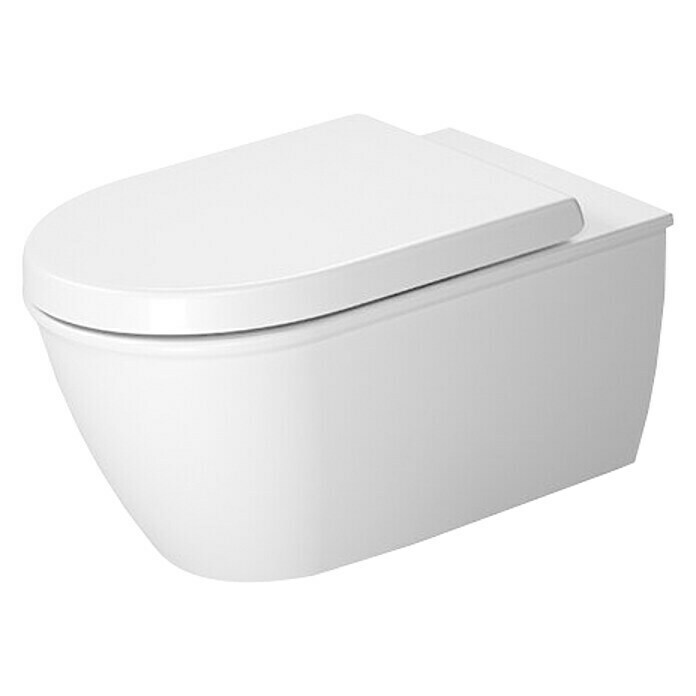 Duravit Darling New Wand-WC Typ 1 (Mit Spülrand, Ohne Spezialglasur, Spülform: Tief, WC Abgang: Waagerecht, Weiß)