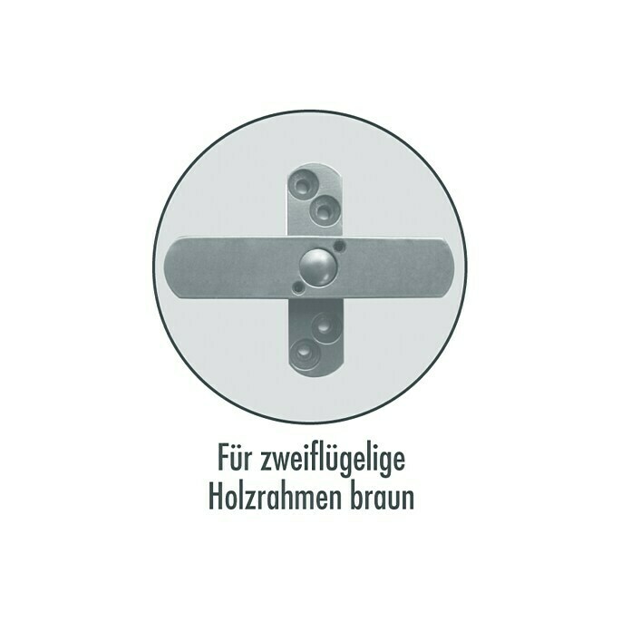 Bever Fenstersicherung Stuco Safe S21 (Zweiflügelig, Braun)