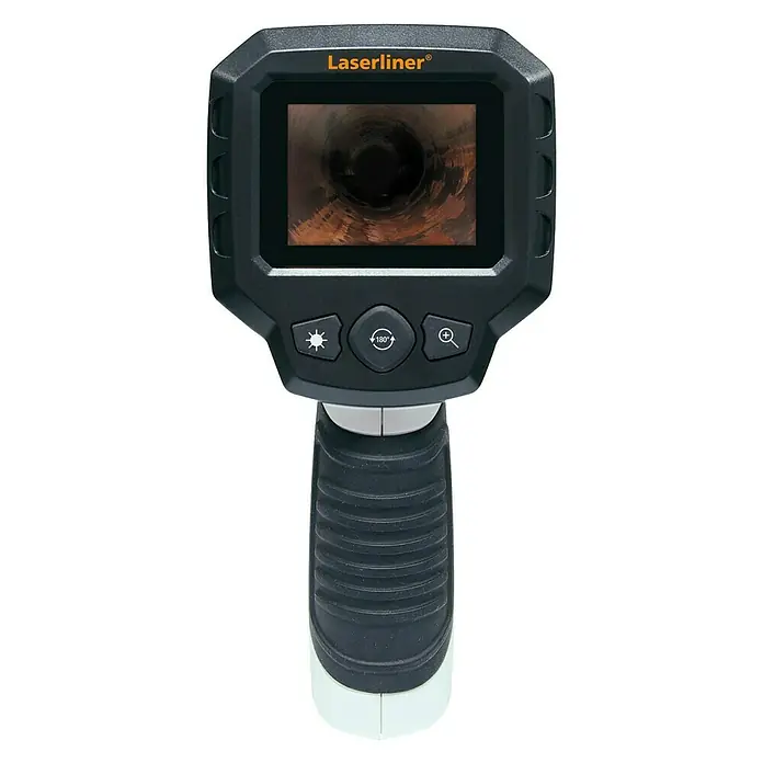 Laserliner Endoskopkamera VideoScope One - Länge Schwanenhals: 150 cm, Durchmesser Kamerakopf: 9 mm - Laserliner Inspektionskamera mit Display zur Rohrinspektion und Fehlersuche in schwer zugänglichen Bereichen.