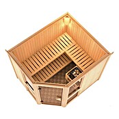 Karibu Systemsauna (Ohne Ofen, Ohne Dachkranz, 196 x 231 x 198 cm)