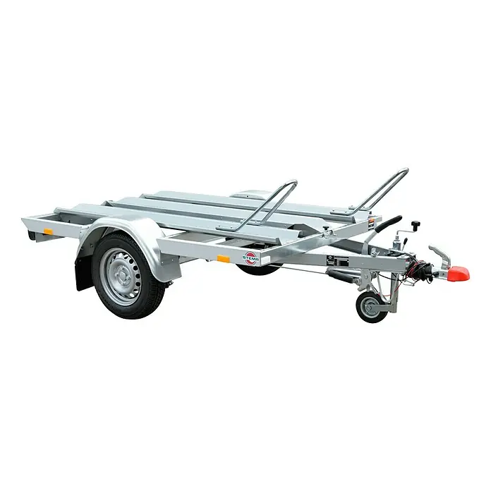 Stema Motorradanhänger MT 850 BS2 - Geeignet für: 2 Motorräder, Nutzlast: 663 kg, Einachser, Gebremst - Vorderansicht
