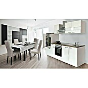 Respekta Composición de cocina (Ancho: 270 cm, Con dispositivos eléctricos, Blanco)