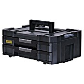 Stanley TSTAK Werkzeugkasten mit 2 Schubladen (31,42 x 44 x 17,6 cm)