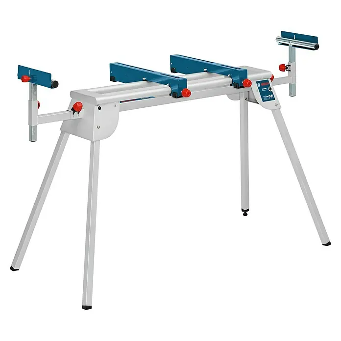 Bosch Professional Sägetisch GTA 2600 - Passend für: Stationärgeräte, Kappsägen, Paneelsägen, Belastbarkeit: 160 kg - Bosch GTA 2600 Werkbank: Robuste und verstellbare Arbeitsstation für präzises Sägen und komfortables Arbeiten.