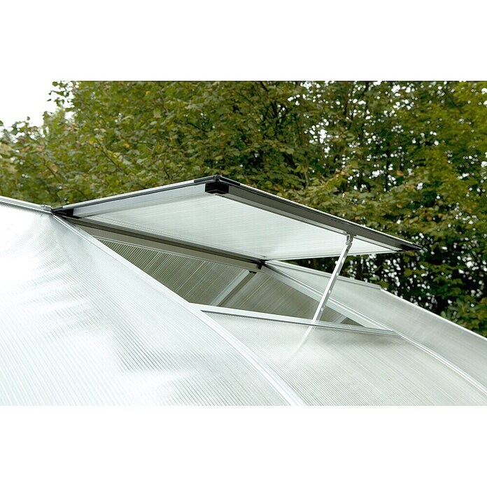 KGT Gewächshaus Rhodo IV (3 x 2,27 x 2,04 m, Polycarbonat, Glasstärke: 6 mm, Pressblank)