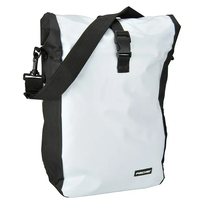 Fischer Gepäckträgertasche - 13 x 25 x 55 cm - Fischer Tragetasche mit verstellbarem Trageriemen. Ideal für Einkäufe oder den Transport von Gegenständen.