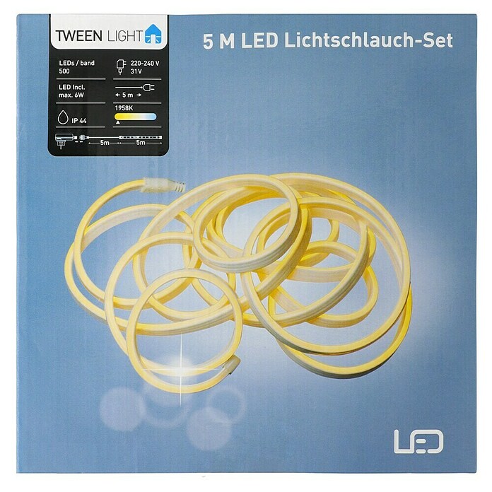 Starlux LED-Lichtschlauch (5 m, 6 W, Warmweiß)