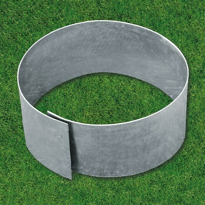 Bellissa Rasenkante Kreis (20 x 13 cm, Metall, Verzinkt)
