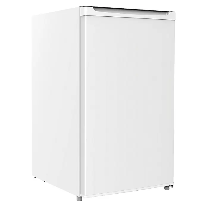 PKM Kühl-Gefrierkombination KS85.3EUB - Nutzinhalt Gesamt: 81 l, 54,5 x 48 x 82,5 cm, Weiß - Weißer Kompaktkühlschrank mit integriertem Griff oben.