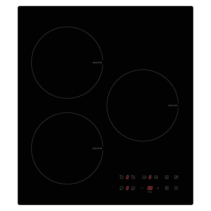 PKM Induktionskochfeld IF3F (Anzahl Induktionskochstellen: 3 Stk.) | BAUHAUS