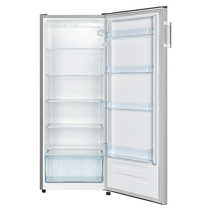 PKM Vollraumkühlschrank KS242.OEIX (Nutzinhalt Gesamt: 242 l, 58,8 x 55 x 143,4 cm, Inox-Design) | BAUHAUS