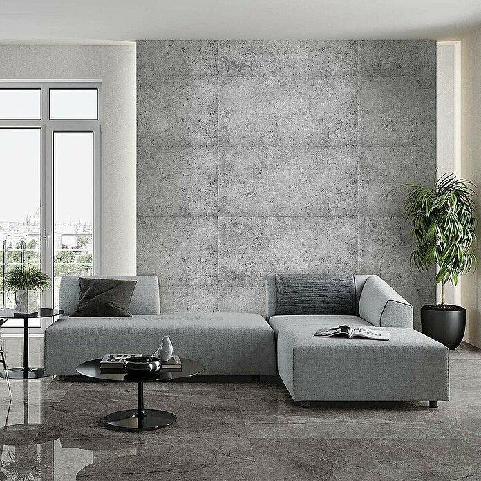 Decosa Deckenplatte (L x B: 50 x 50 cm, Betongrau, XPS-Hartschaumplatten) | BAUHAUS