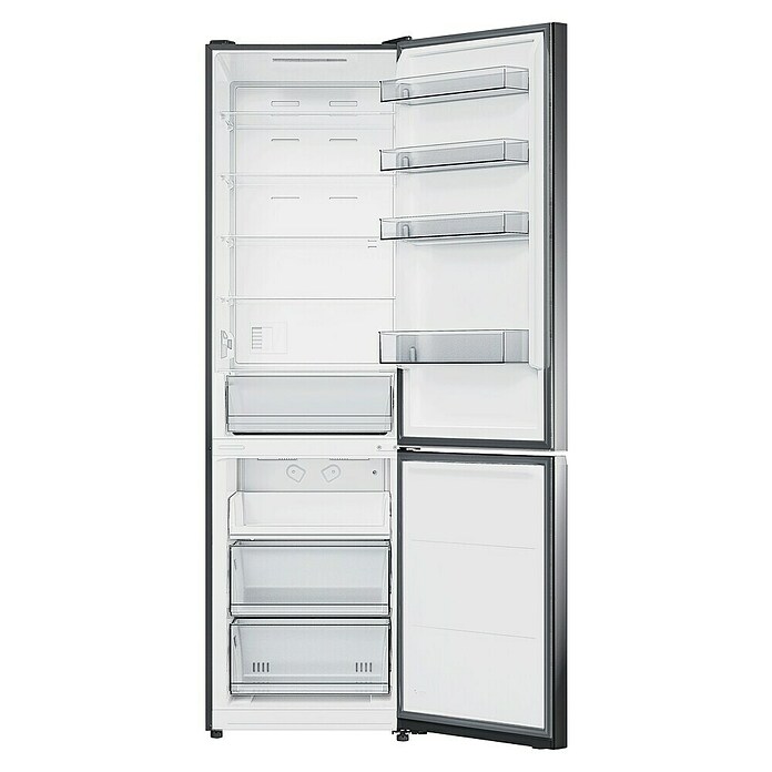 Wolkenstein Kühl-Gefrierkombination WKG456ENFDIX (Nutzinhalt Gesamt: 456 l, 68 x 59,5 x 201 cm, Inox-Design) | BAUHAUS