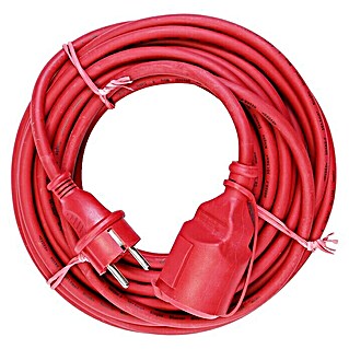 Voltomat Gumeni produžni kabel (5 m, Crvene boje, IP44, H05RR-F, Broj parica: 3, 1,5 mm²)