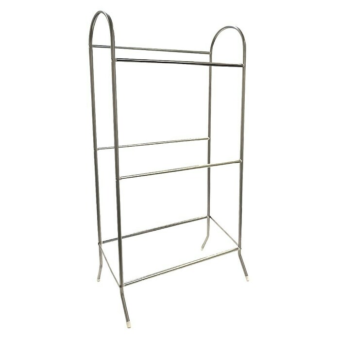 Getränkekistenregal für 6 Kisten (H x B x T: 118 x 61 x 41 cm, Silber, Metall) | BAUHAUS