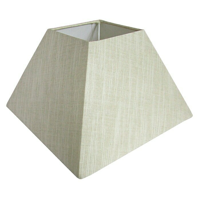 Lampenschirm (Durchmesser: 25 cm, Creme, Stoff)