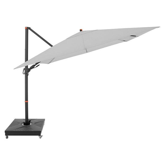 Doppler Ampelschirm myZone AX (Hellgrau, Bespannungsmaß (L x B): 280 x 280 cm) | BAUHAUS