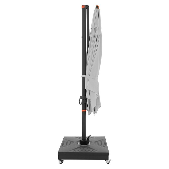 Doppler Ampelschirm myZone AX (Hellgrau, Bespannungsmaß (L x B): 280 x 280 cm) | BAUHAUS