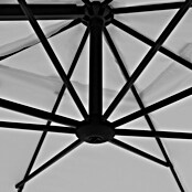 Doppler Ampelschirm myZone AX (Hellgrau, Bespannungsmaß (L x B): 210 x 210 cm) | BAUHAUS