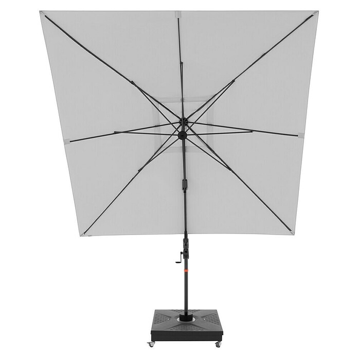 Doppler Ampelschirm myZone AX (Hellgrau, Bespannungsmaß (L x B): 280 x 280 cm) | BAUHAUS