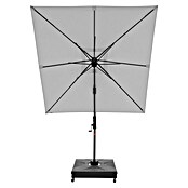 Doppler Ampelschirm myZone AX (Hellgrau, Bespannungsmaß (L x B): 210 x 210 cm) | BAUHAUS