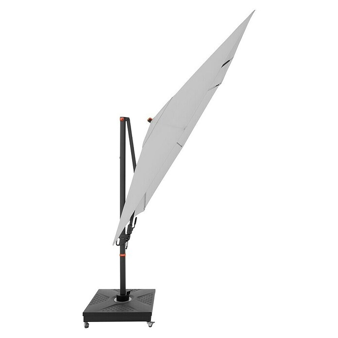 Doppler Ampelschirm myZone AX (Hellgrau, Bespannungsmaß (L x B): 280 x 280 cm) | BAUHAUS