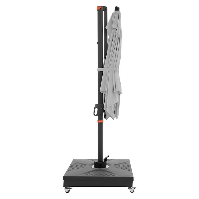 Doppler Ampelschirm myZone AX (Hellgrau, Bespannungsmaß (L x B): 210 x 210 cm) | BAUHAUS