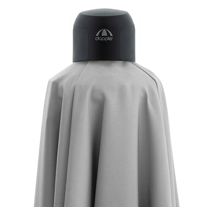 Doppler Ampelschirm myZone AX (Hellgrau, Bespannungsmaß (L x B): 210 x 210 cm) | BAUHAUS