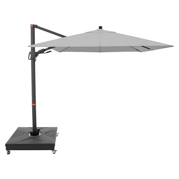 Doppler Ampelschirm myZone AX (Hellgrau, Bespannungsmaß (L x B): 210 x 210 cm) | BAUHAUS