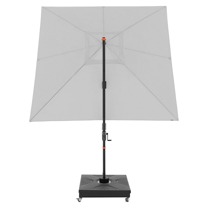 Doppler Ampelschirm myZone AX (Hellgrau, Bespannungsmaß (L x B): 280 x 280 cm) | BAUHAUS