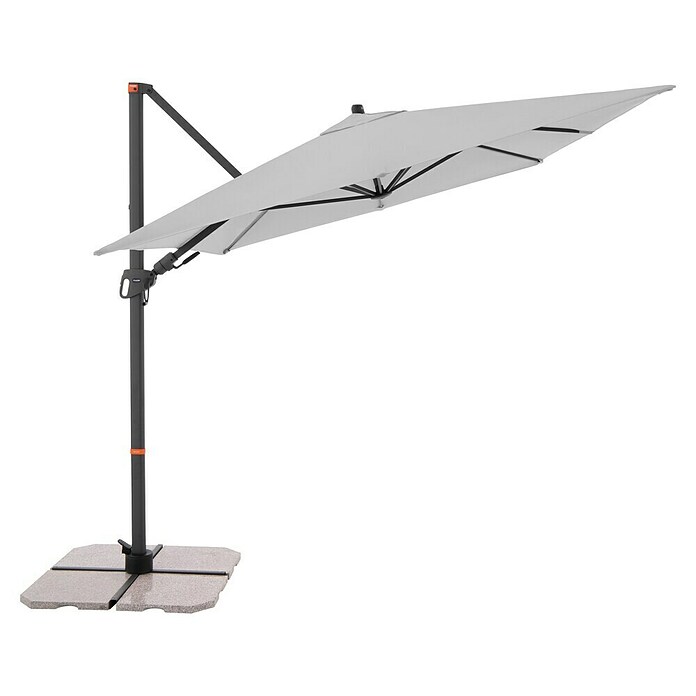 Doppler Ampelschirm myZone AX (Hellgrau, Bespannungsmaß (L x B): 320 x 240 cm) | BAUHAUS