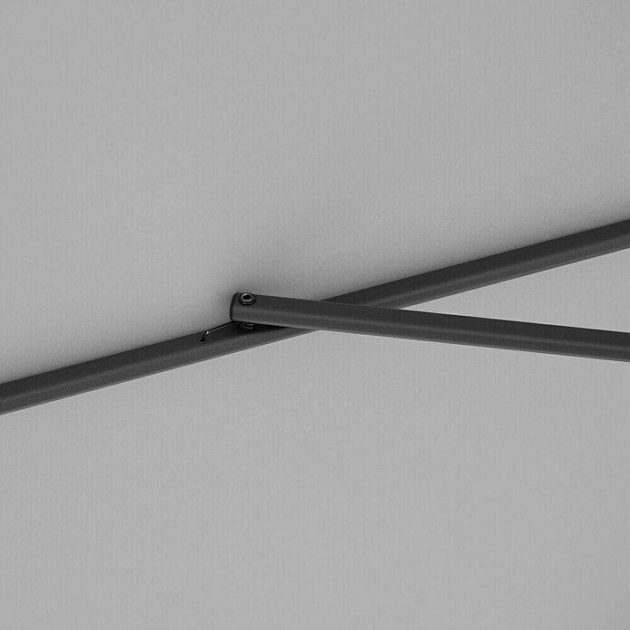 Doppler Ampelschirm myZone AX (Hellgrau, Bespannungsmaß (L x B): 210 x 210 cm) | BAUHAUS