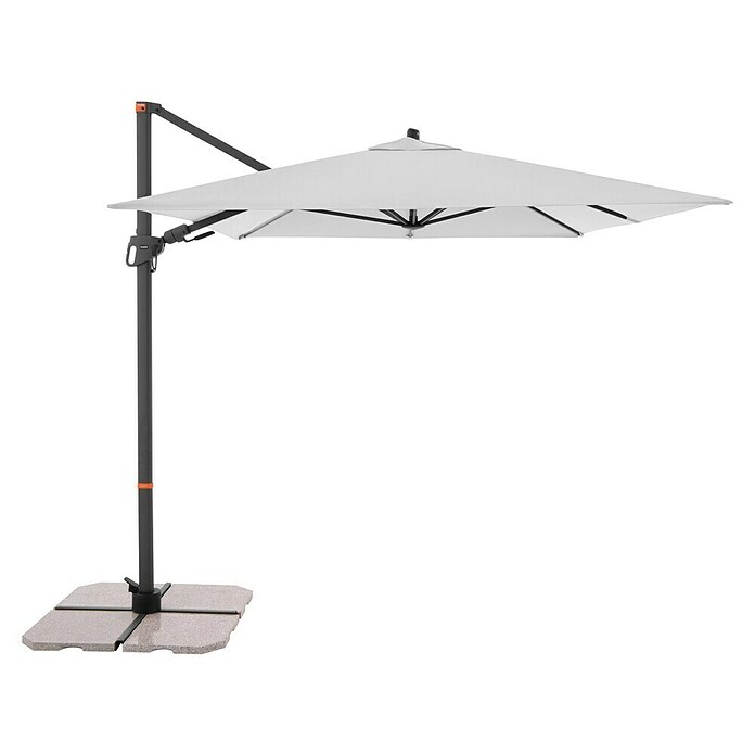 Doppler Ampelschirm myZone AX (Hellgrau, Bespannungsmaß (L x B): 320 x 240 cm) | BAUHAUS
