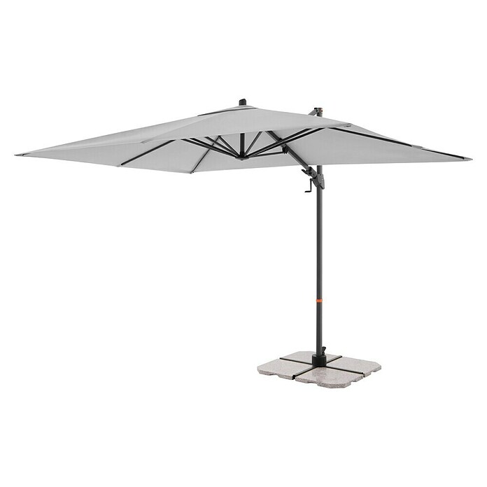 Doppler Ampelschirm myZone AX (Hellgrau, Bespannungsmaß (L x B): 320 x 240 cm) | BAUHAUS