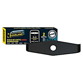 Garland Disco de corte de 2 dientes para desbrozadora (Diámetro: 30,5 cm, Específico para: Desbrozadora de más de 40 cc, 1 ud.)