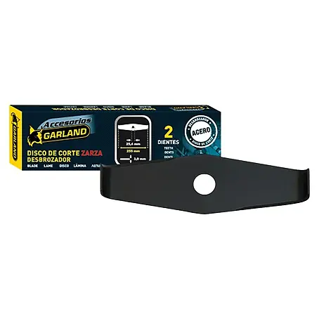 Garland  Disco de corte de 2 dientes para desbrozadora