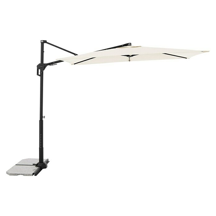 Doppler Active Ampelschirm Side City (Natur, Bespannungsmaß (L x B): 240 x 135 cm) | BAUHAUS