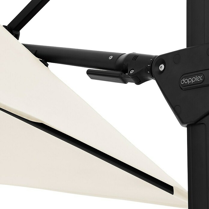 Doppler Active Ampelschirm Side City (Natur, Bespannungsmaß (L x B): 240 x 135 cm) | BAUHAUS