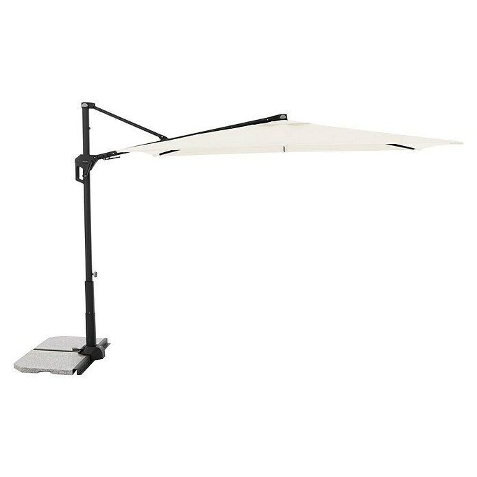 Doppler Active Ampelschirm Side City (Natur, Bespannungsmaß (L x B): 240 x 135 cm) | BAUHAUS
