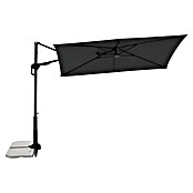 Doppler Active Ampelschirm Side City (Anthrazit, Bespannungsmaß (L x B): 240 x 135 cm) | BAUHAUS
