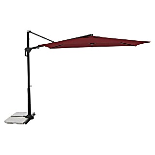 Doppler Active Ampelschirm Side City (Rot, Bespannungsmaß (L x B): 240 x 135 cm)