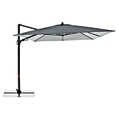 Doppler Ampelschirm myZone AX (Blockstreifen Anthrazit, Bespannungsmaß (L x B): 280 x 280 cm) | BAUHAUS