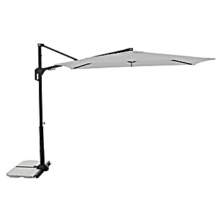 Doppler Active Ampelschirm Side City (Hellgrau, Bespannungsmaß (L x B): 240 x 135 cm)