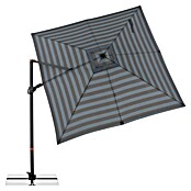 Doppler Ampelschirm myZone AX (Blockstreifen Anthrazit, Bespannungsmaß (L x B): 280 x 280 cm) | BAUHAUS