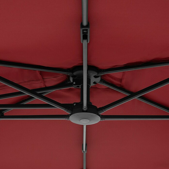 Doppler Active Ampelschirm Side City (Rot, Bespannungsmaß (L x B): 240 x 135 cm) | BAUHAUS